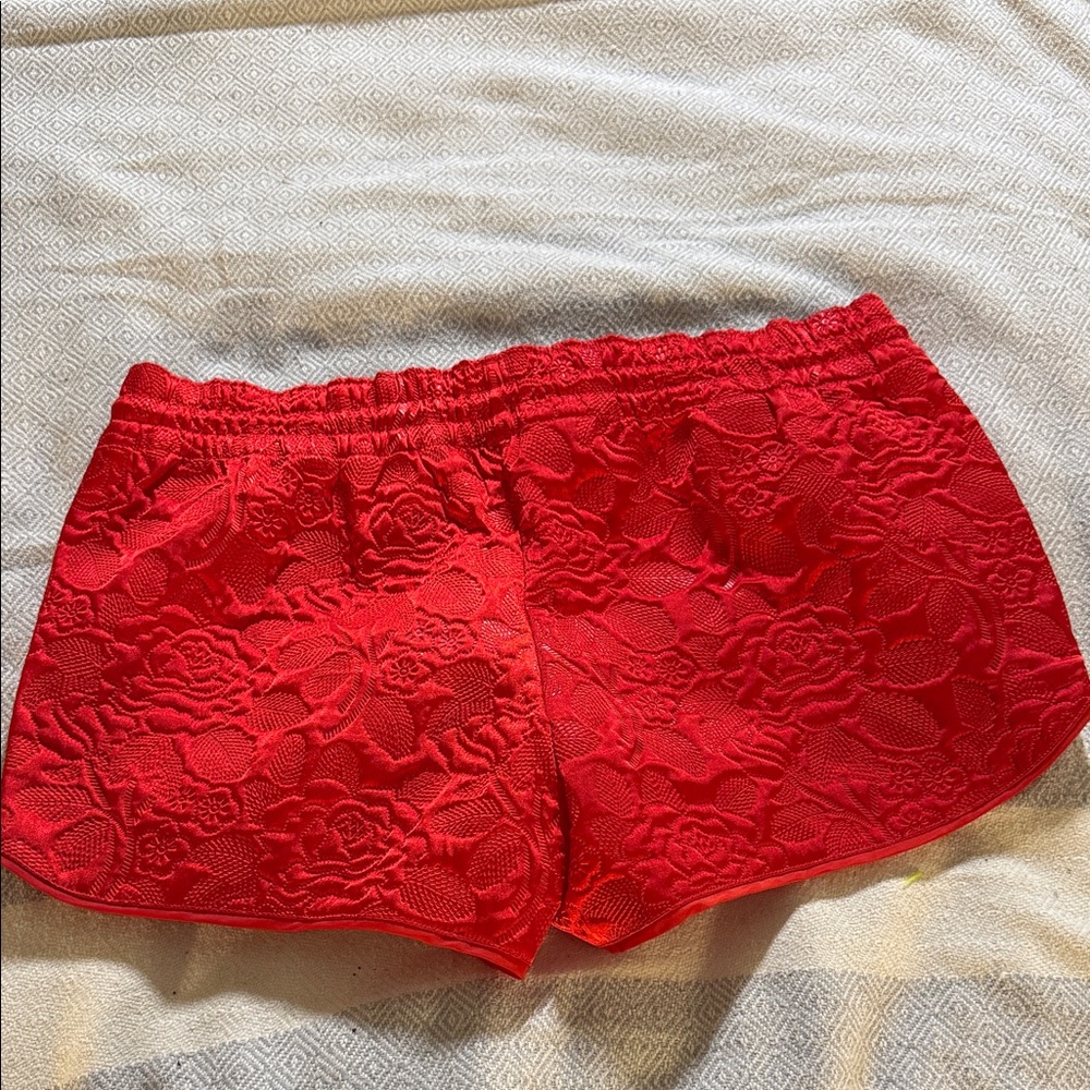 Adidas Vibrant Red Lace Jacket and Shorts - Picture 5 of 5